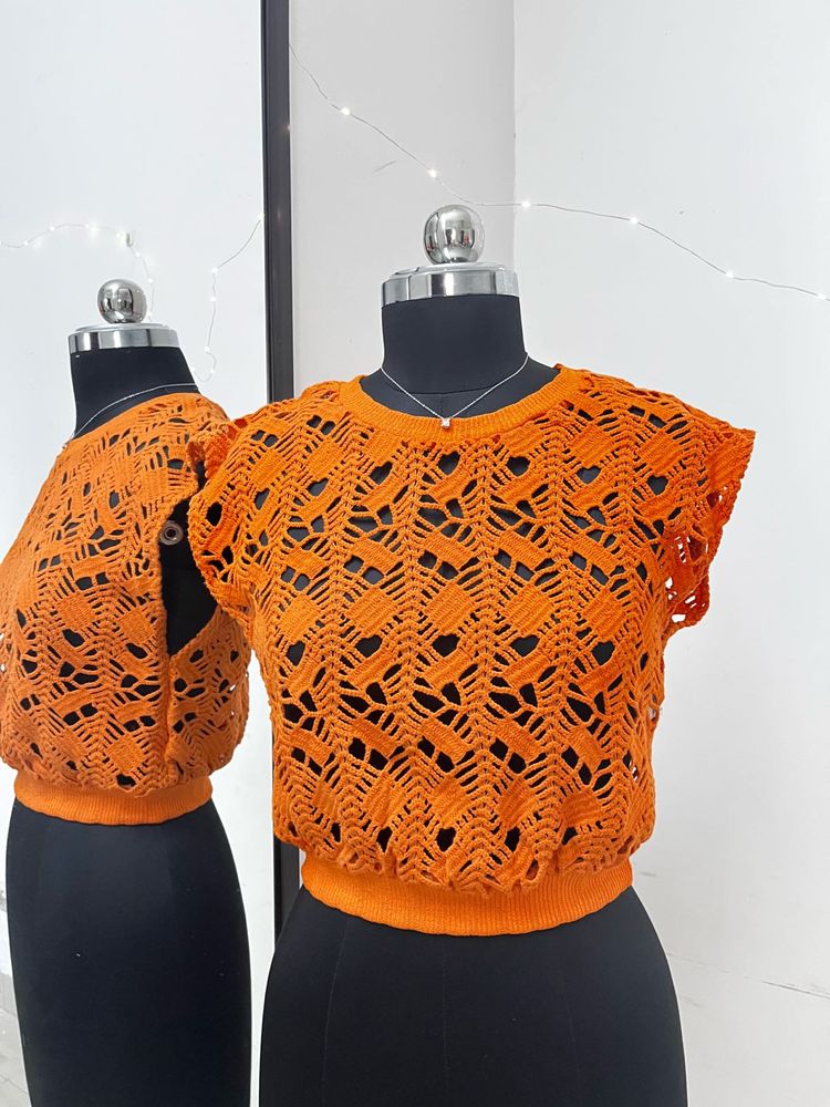Zara Orange Top