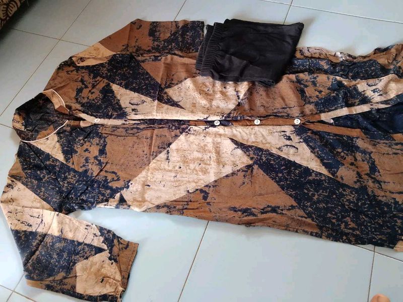 Printed Kurta Pant Set