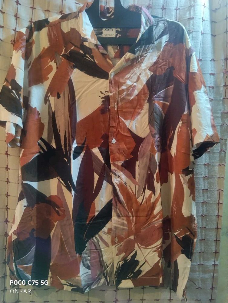 Zara Floral Print Shirt