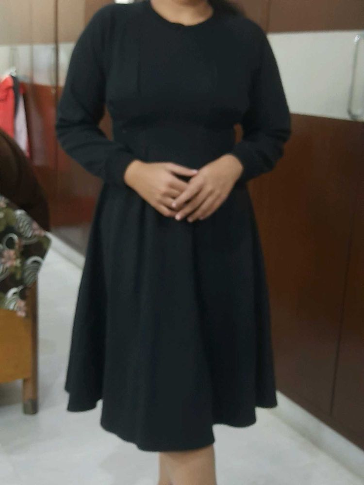 Black Wollen Dress