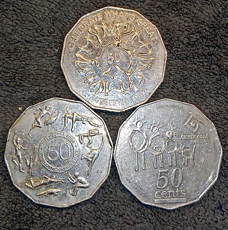 Australia 50 Cents Commemorative Set (3 Pcs)