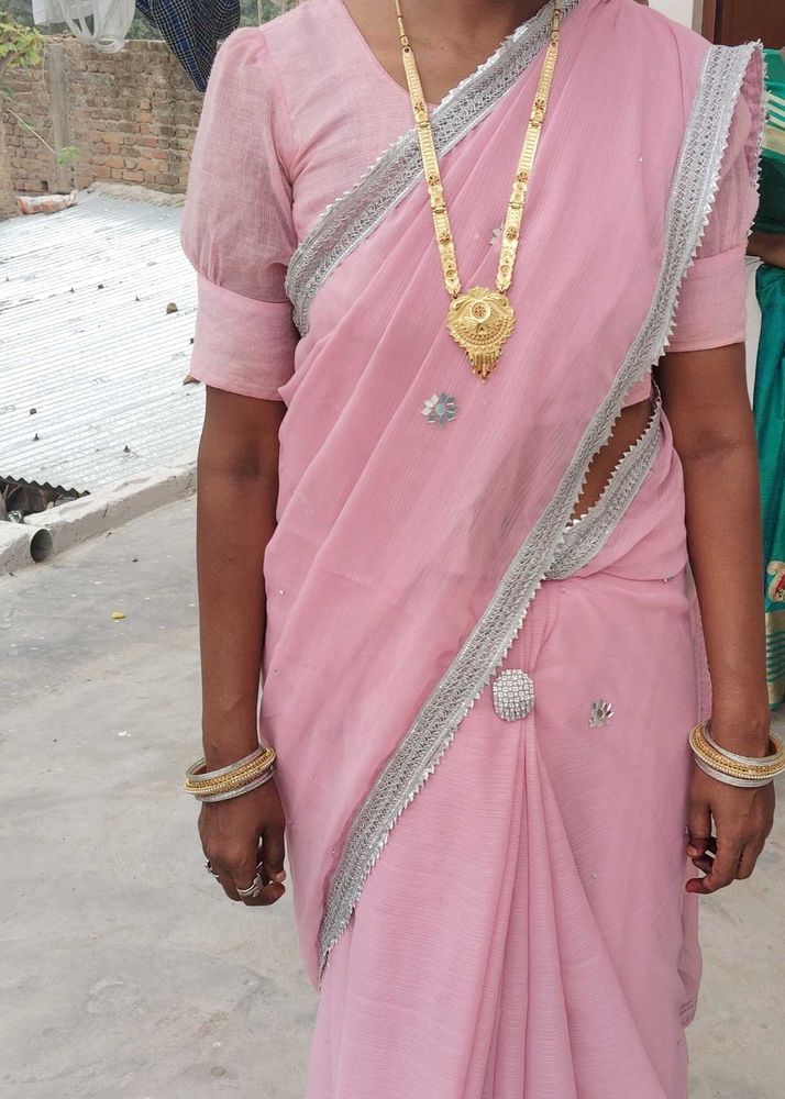 Pink Saree