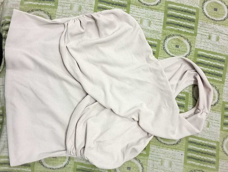 White Tank Top, Holter Neck