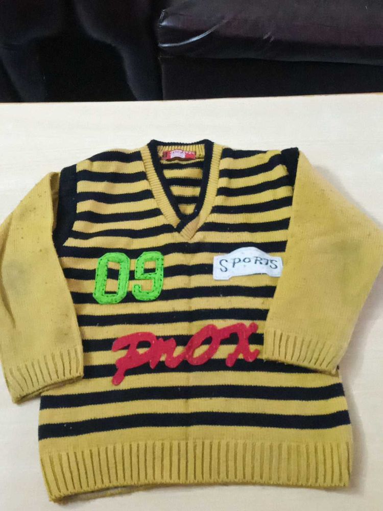 Cute Striped Kids Sweater