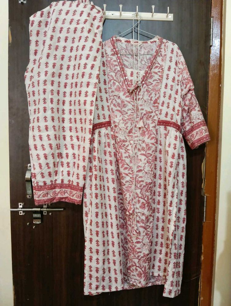 Floral Print Cotton 3-Piece Set