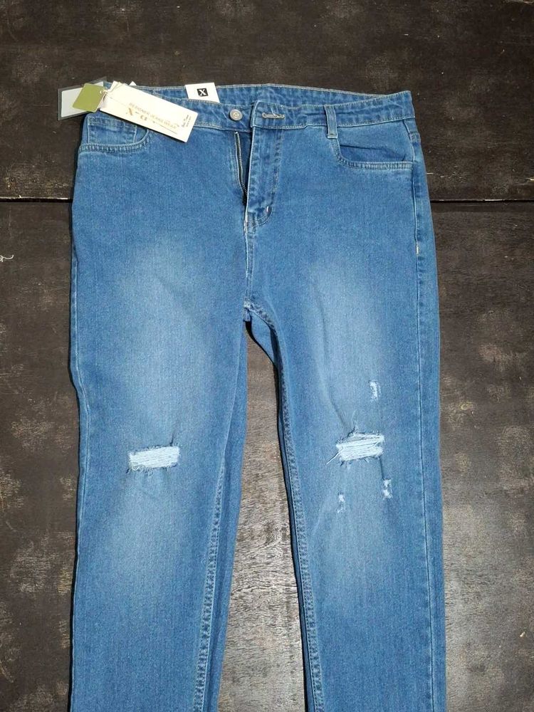 Ripped Denim Jeans