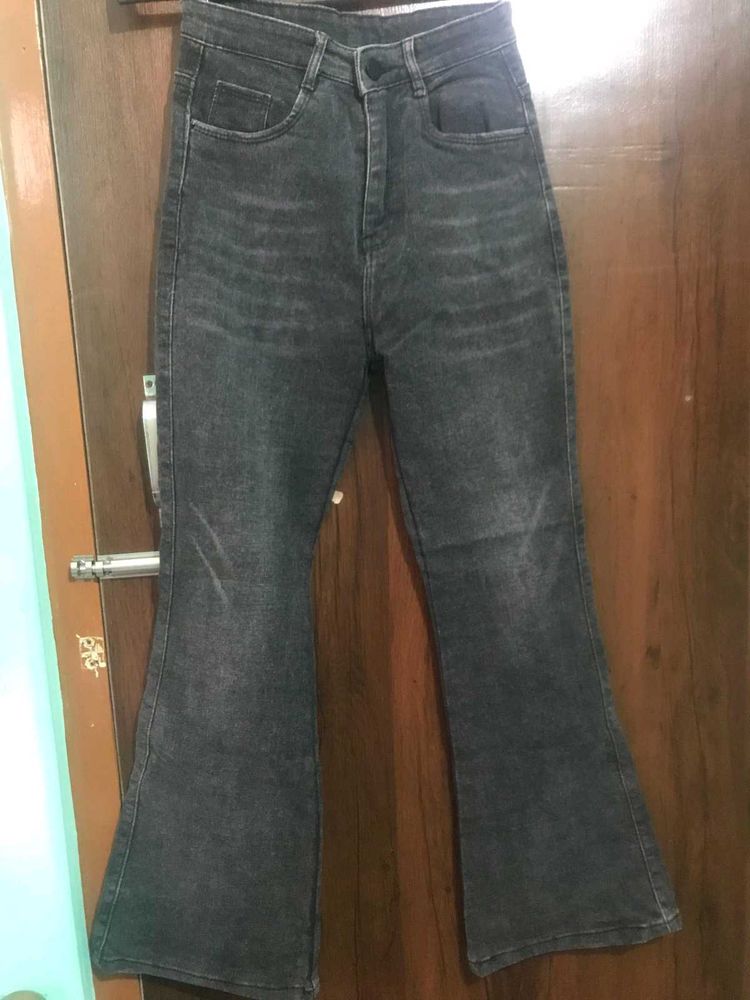 Black Flare Jeans