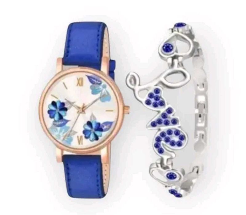 BUTTERFLY DESIGN WATCH &amp; BRACELET COMBO