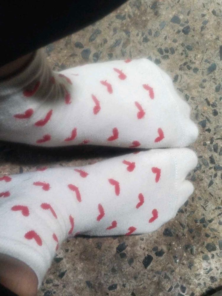 female Cute Socks with Hearts