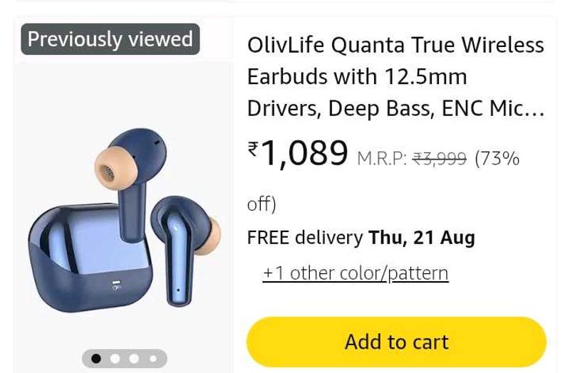 OlivLife Quanta Wireless Earbuds