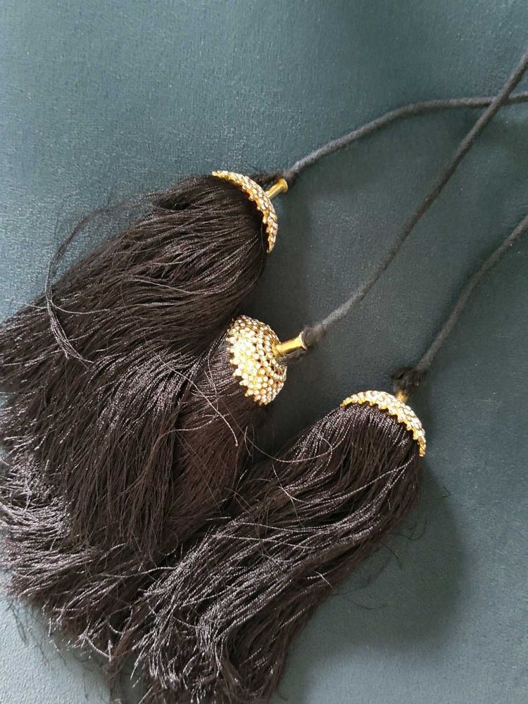 Black Tassel Hair Accessories