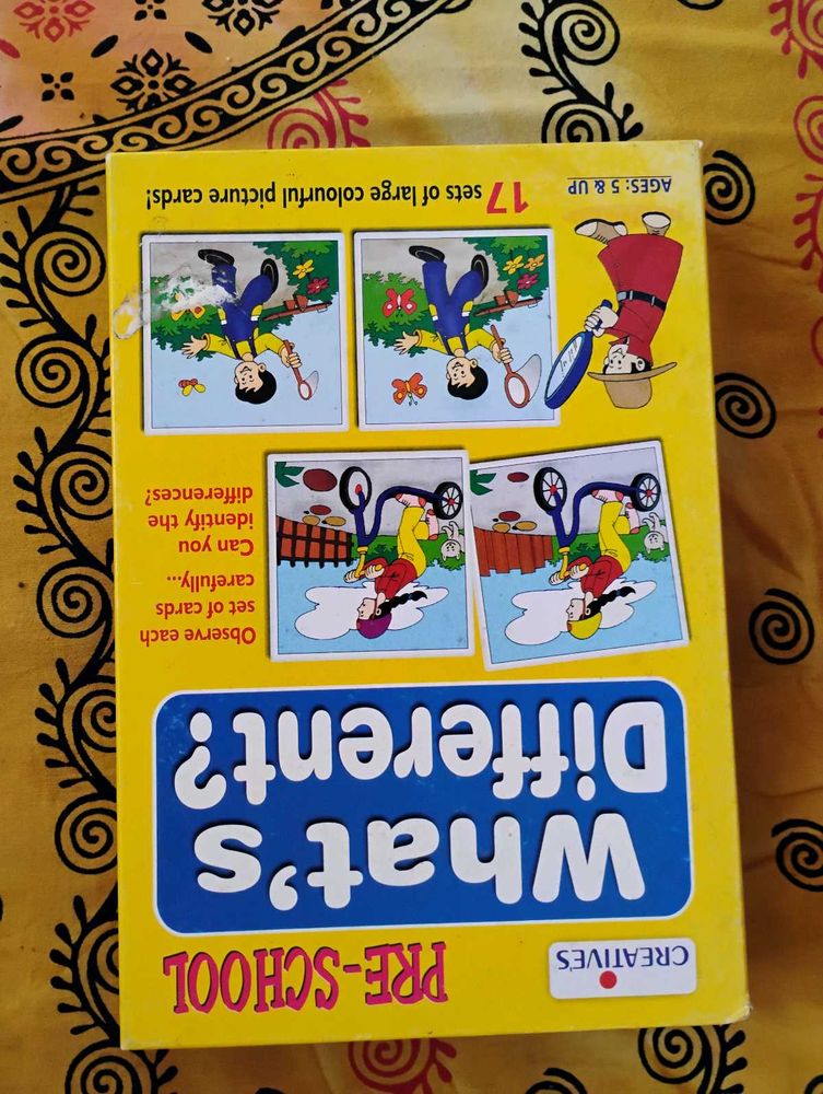 Kids Finding 5 Differences Puzzle