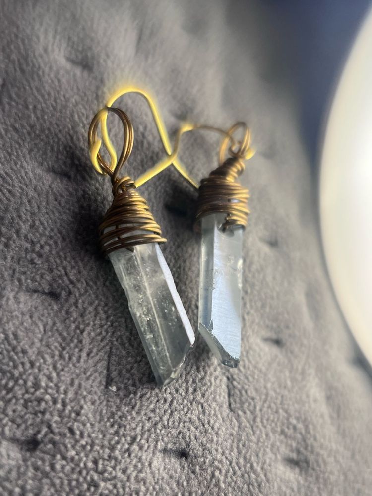 Transparent Crystal Earrings