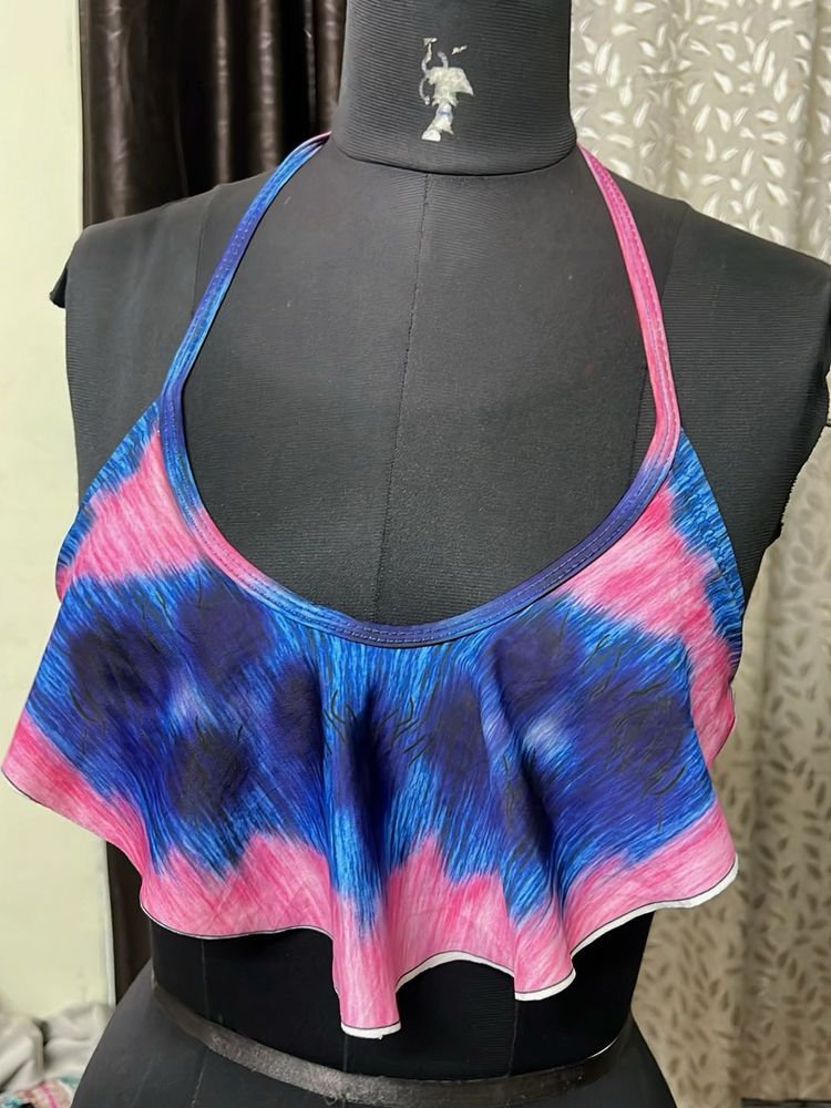 Tie Dye Bikini Top