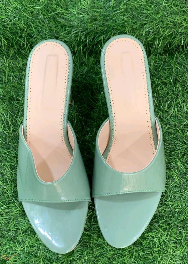 New Sage Green Heels