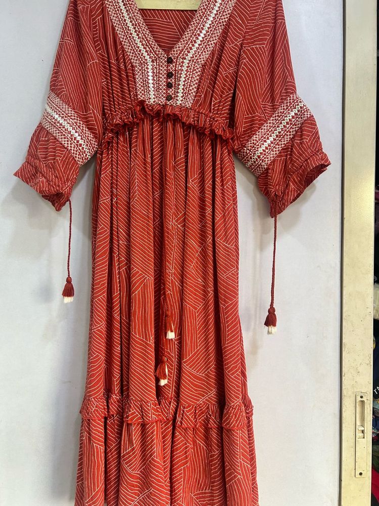 Zudio Flared Kurta Style Dress