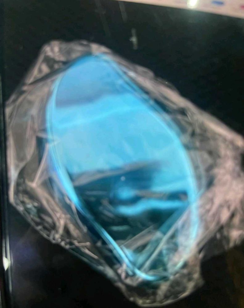 Silver Oval Mirror