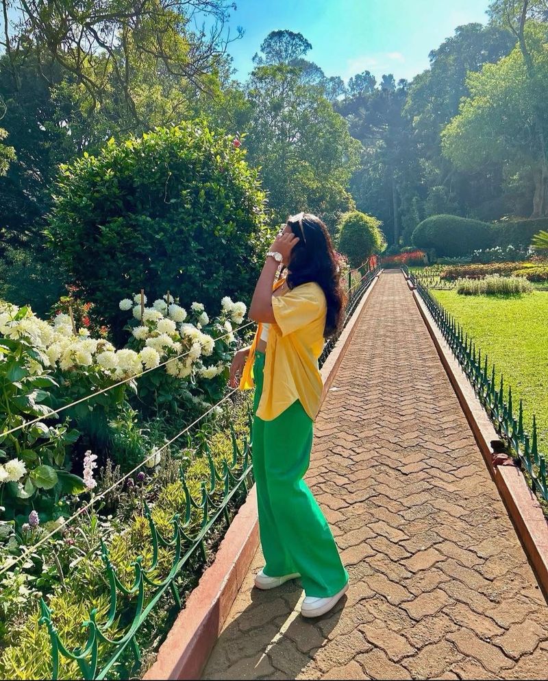 Green Wide Leg Pants