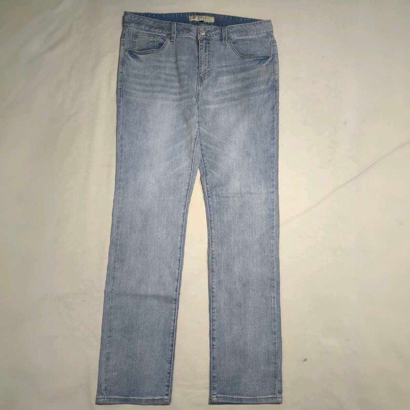 GUESS Blue Faded Cotton Jeans