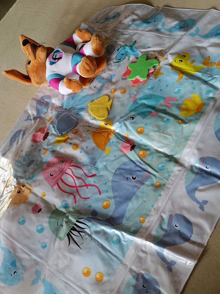 Combo Of 2 Water Mat + One Plush Toy