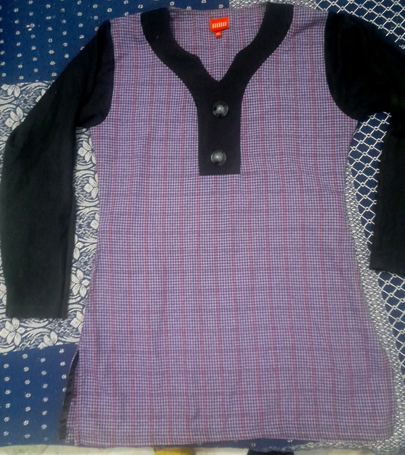 Purple Kurti Top for Women