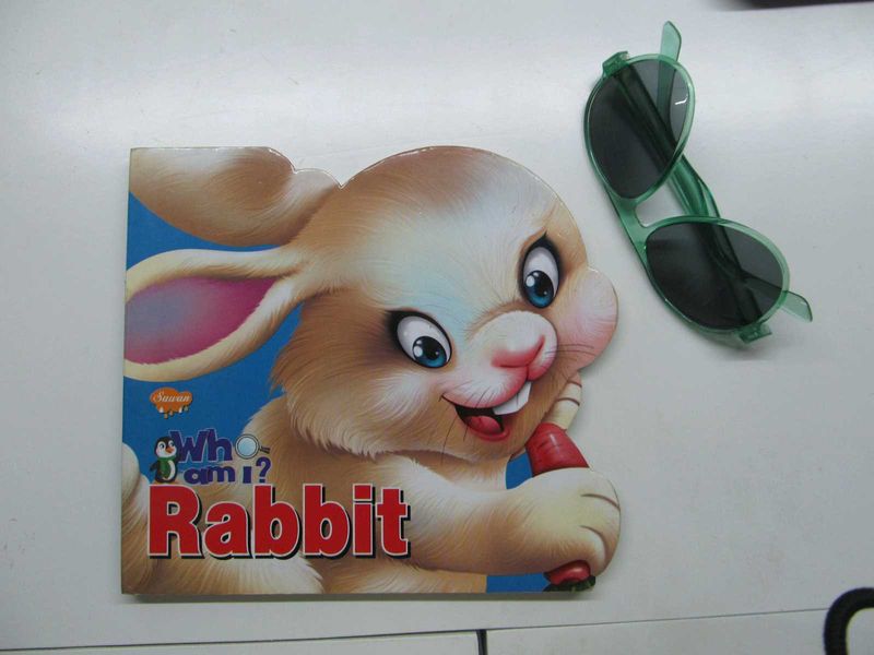 Who Am I - Rabbit , Board Book With Cut Out Pages