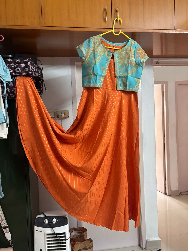 Ethnic fusion gown