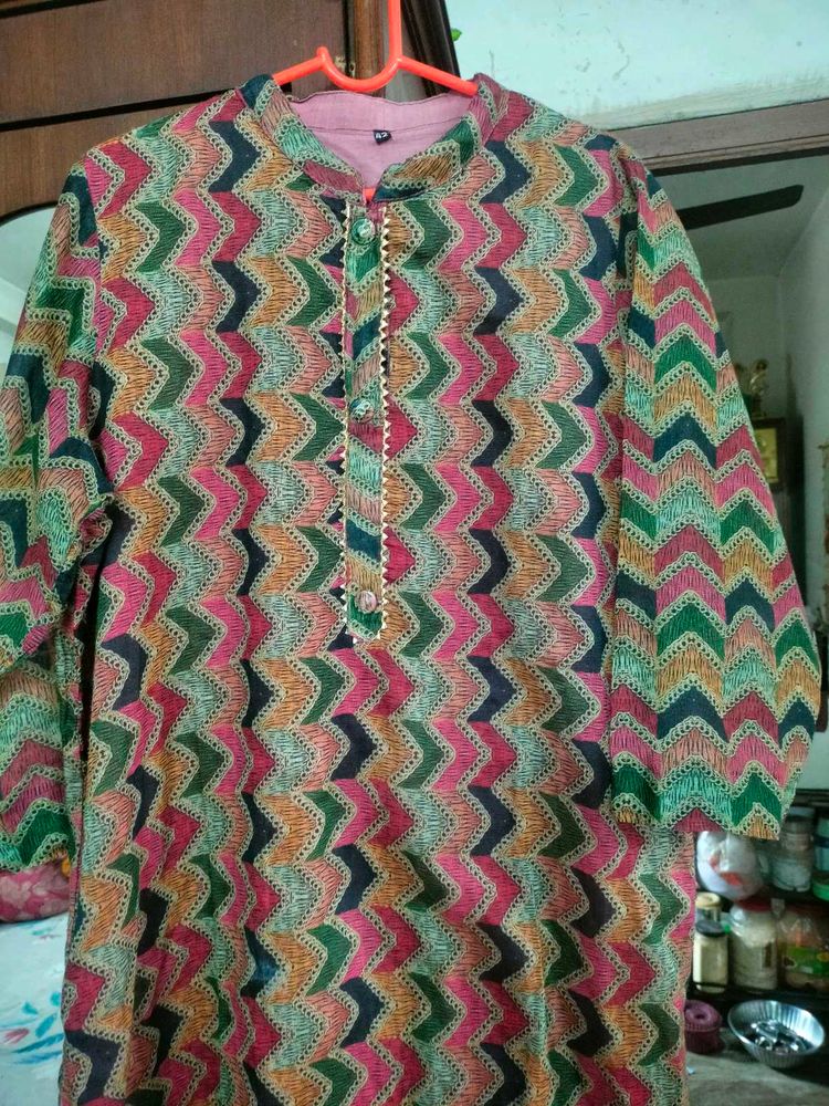 Multicolour Kurta Pant Sets.