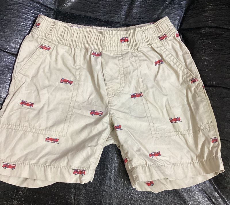 Boys Firetruck Shorts