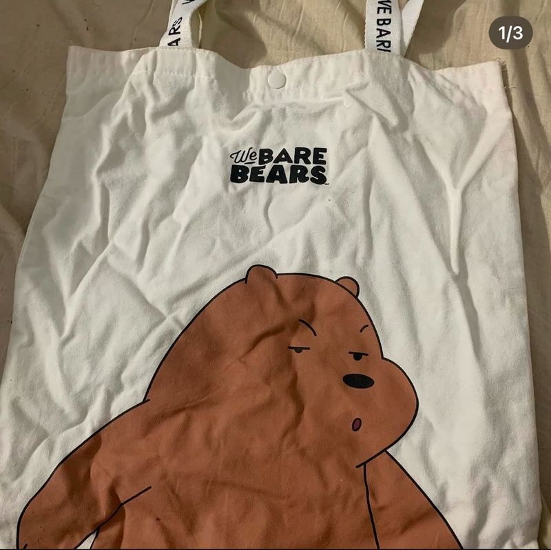 MINISO X WE BARE BEARS |CARTOON NETWORK | TOTE BAG