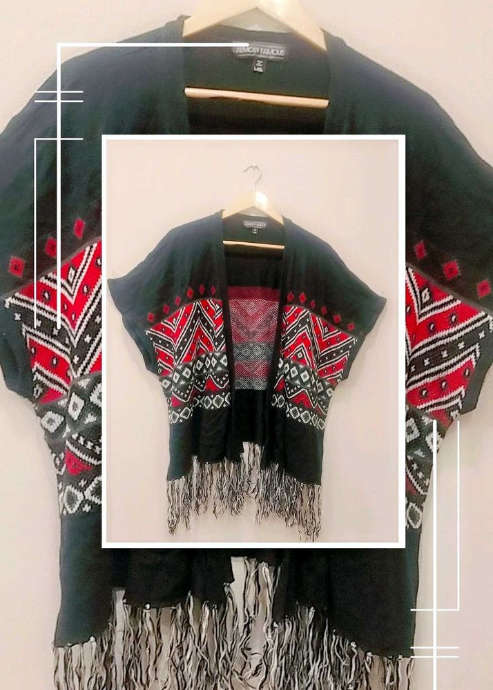 BLACK SHRUG