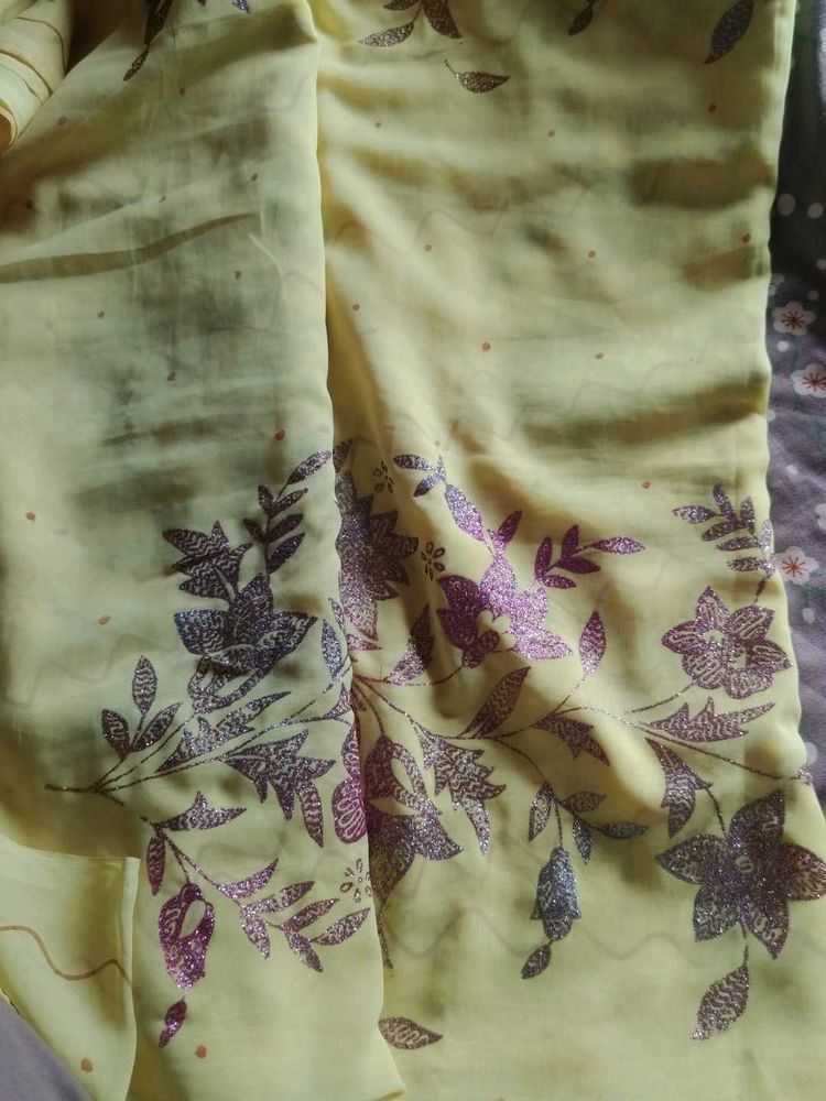 CHIFFON GLITTER SAREE (35yr Old)