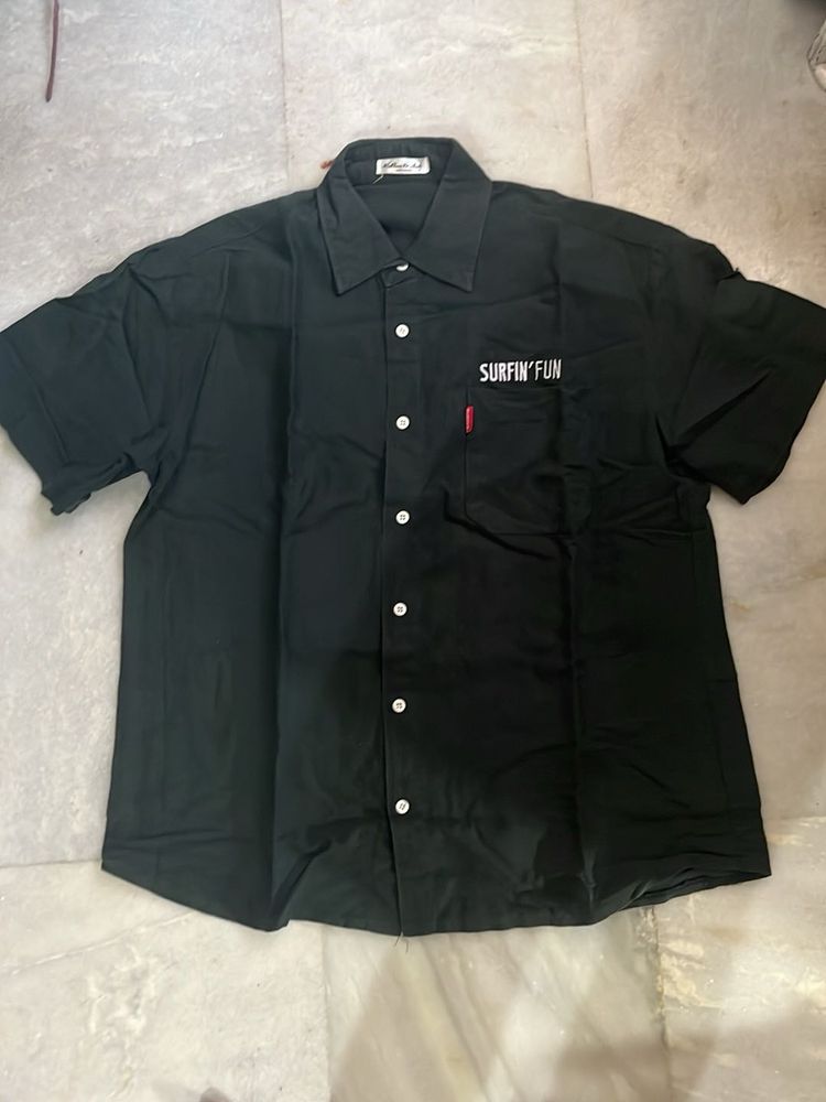 Surfin&#39; Fun Black Shirt