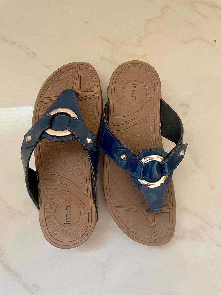 Bossy Blue Sandals