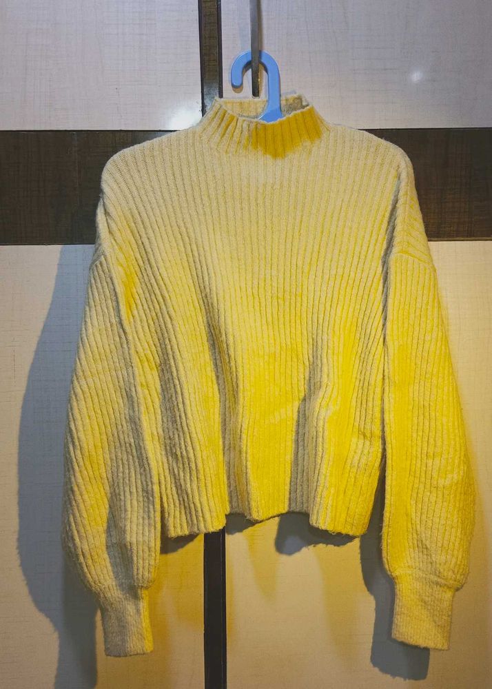 Yellow Knit Sweater