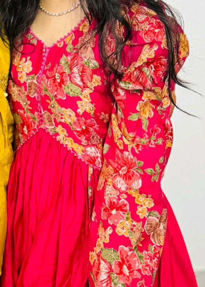 Floral Print Kurta