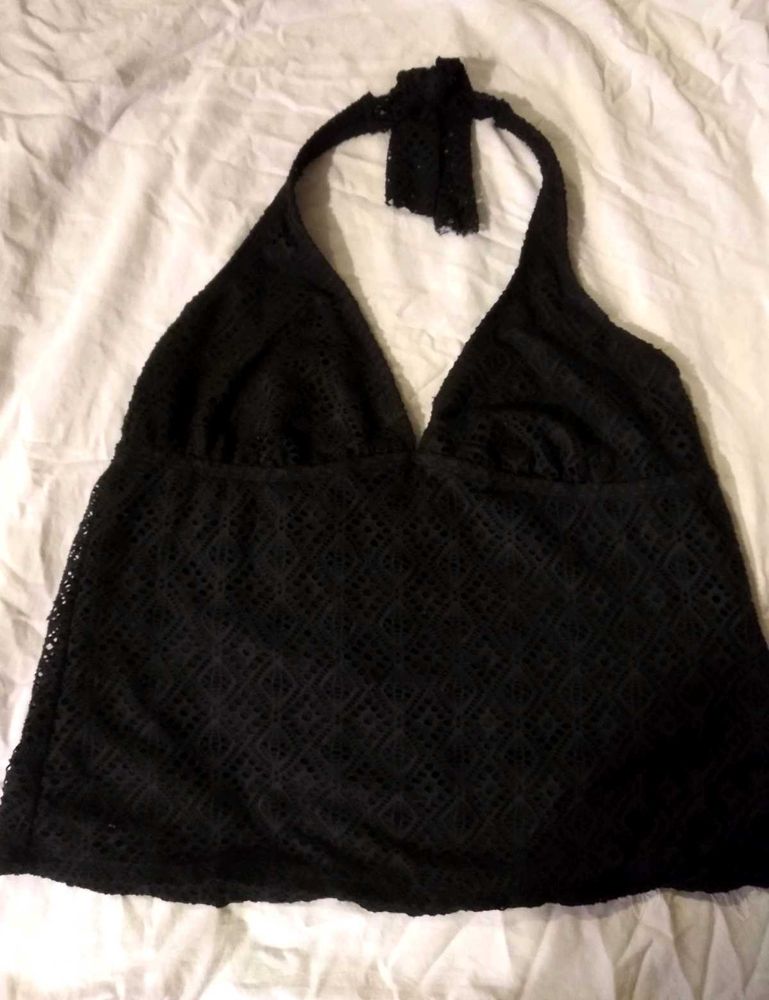 Beautiful Lace Imported Halter Top