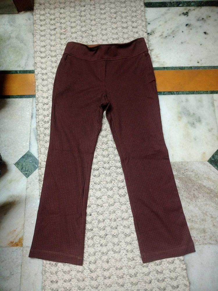 Flared Stretchable Trouser