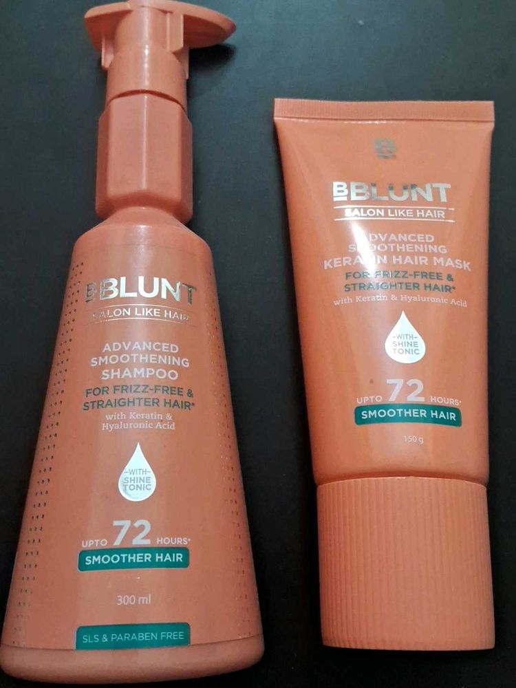 BBlunt Hair Smoothing Shampoo &amp; Mask
