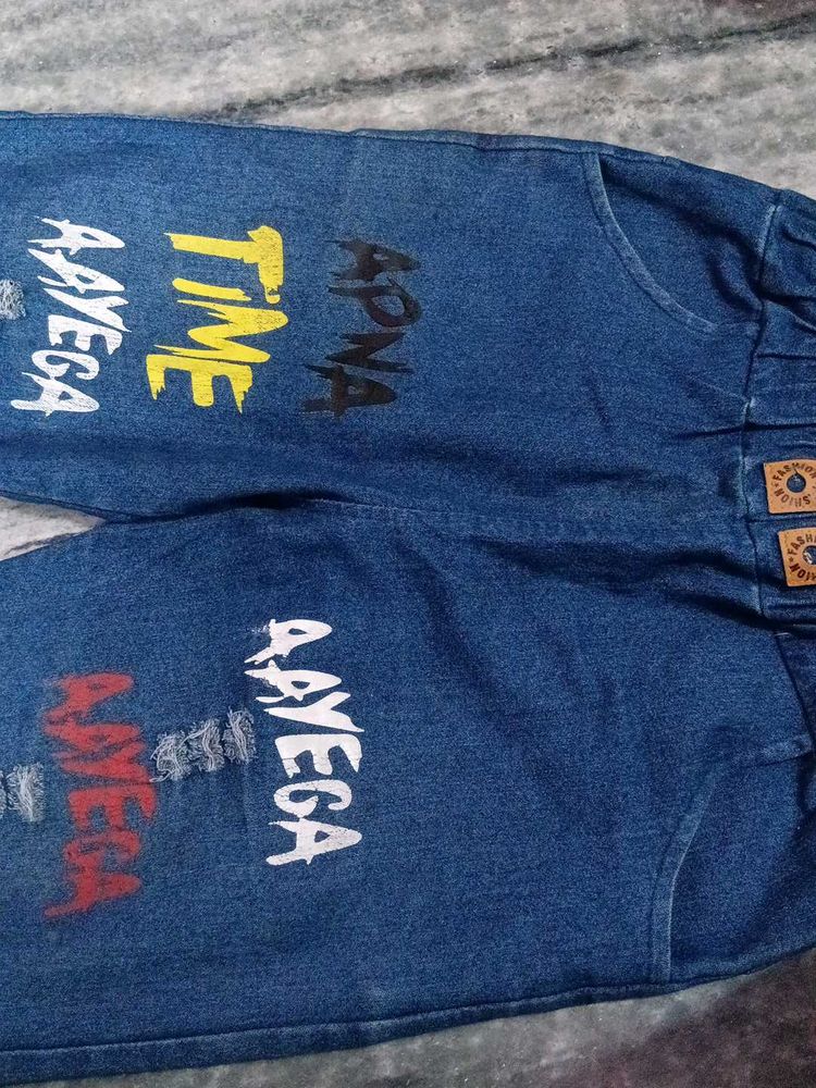 Denim Joggers