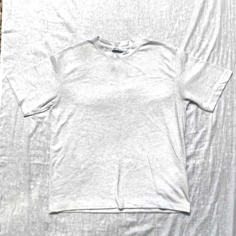 Gray Casual T-Shirt