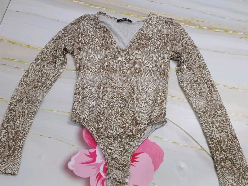 1100)(Snakeskin Bodysuit