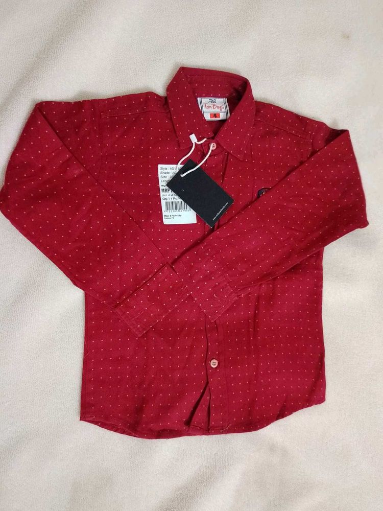 Red Dotted Shirt