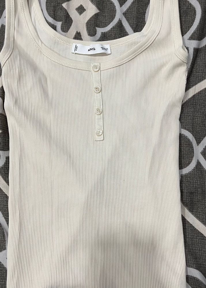 Mango Beige Tee