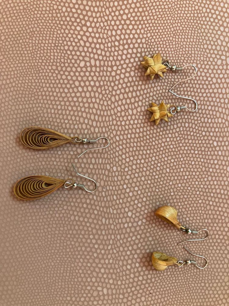 Handmade Bamboo Earrings