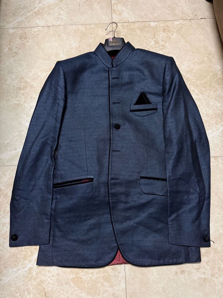 Stylish Blue Ethnic Suit