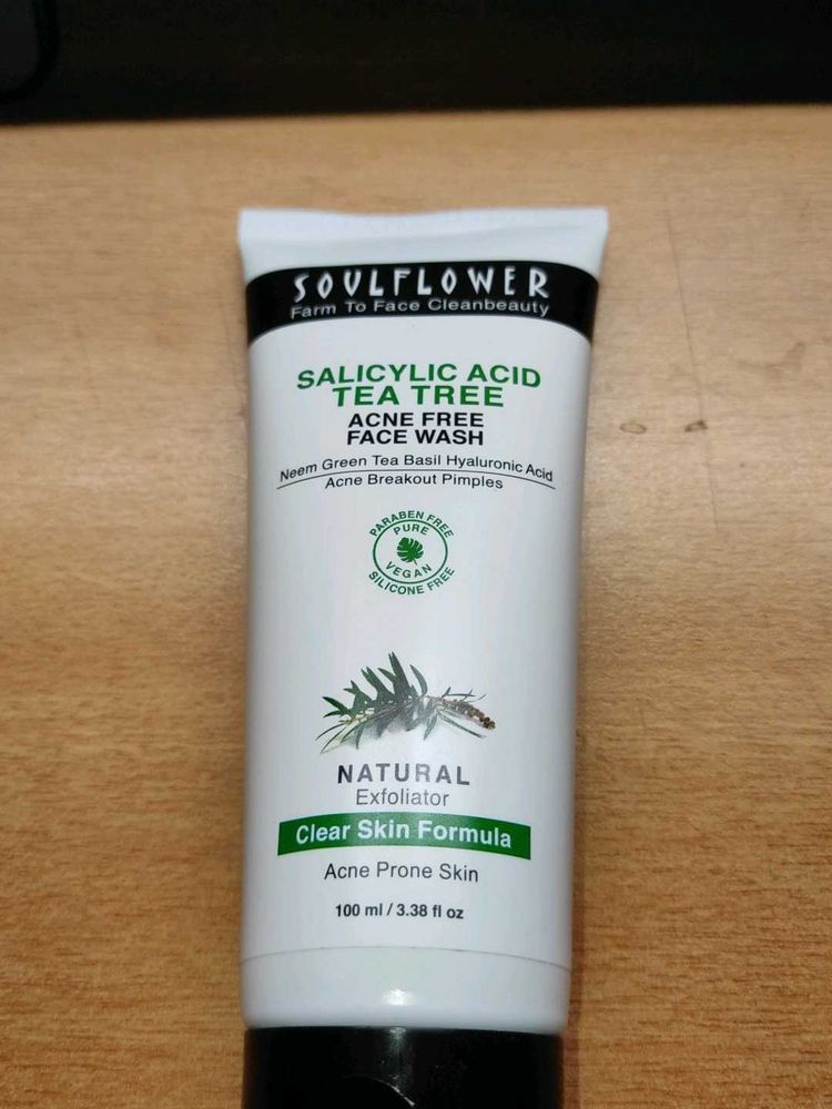 Soulflower Salicylic Acid Tea Tree Facewash
