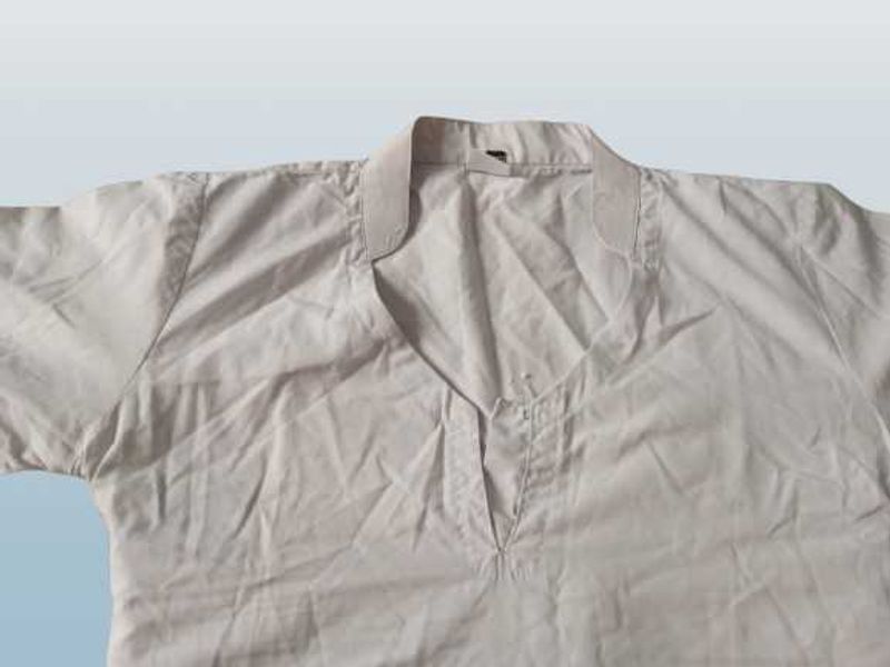 White Cotton Kurta Set, And Free Dupatta As Well