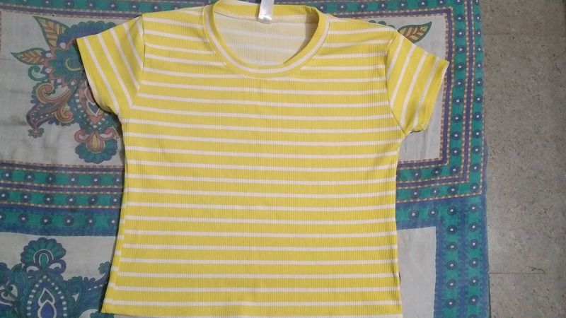 Striped Yellow T-Shirt