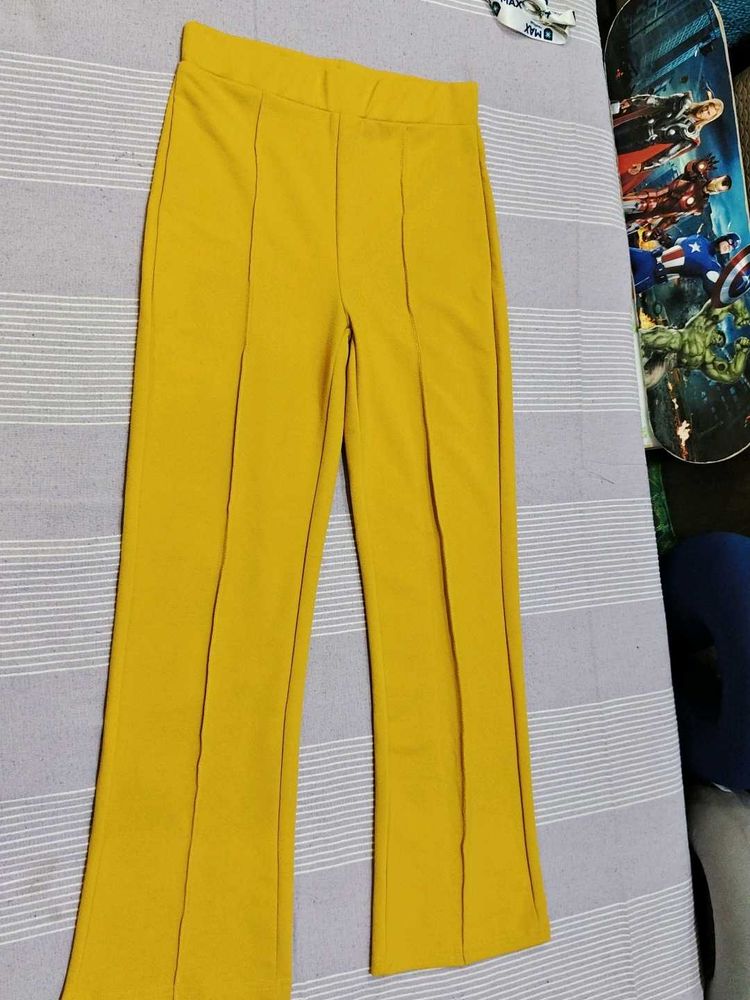 Mustard Flare Leggings